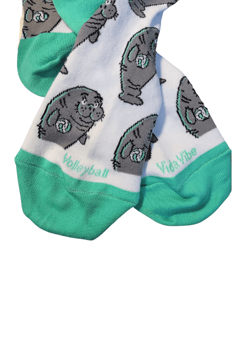 Volleyball Manatee Socks - VidaVibe